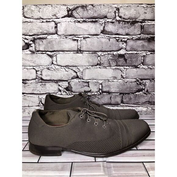 Mark Nason Dress Knit Oxford Gray Taupe Comfort Casual Walk Shoes Women Sz 12M - Picture 6 of 16